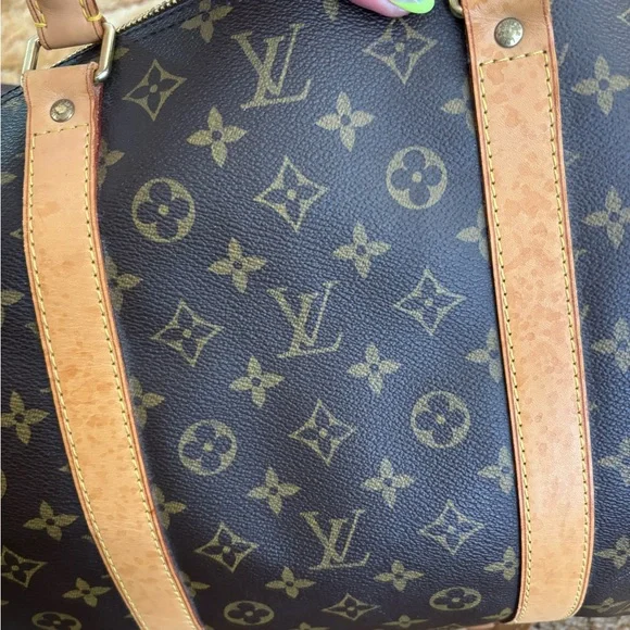 Authentic Louis Vuitton Brown Monogram Keepall Duffel Bag Final price! - Picture 13 of 15